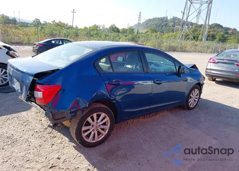 2012 Honda Civic Ex из США, поврежденный, VIN 2HGFB2F85CH537770